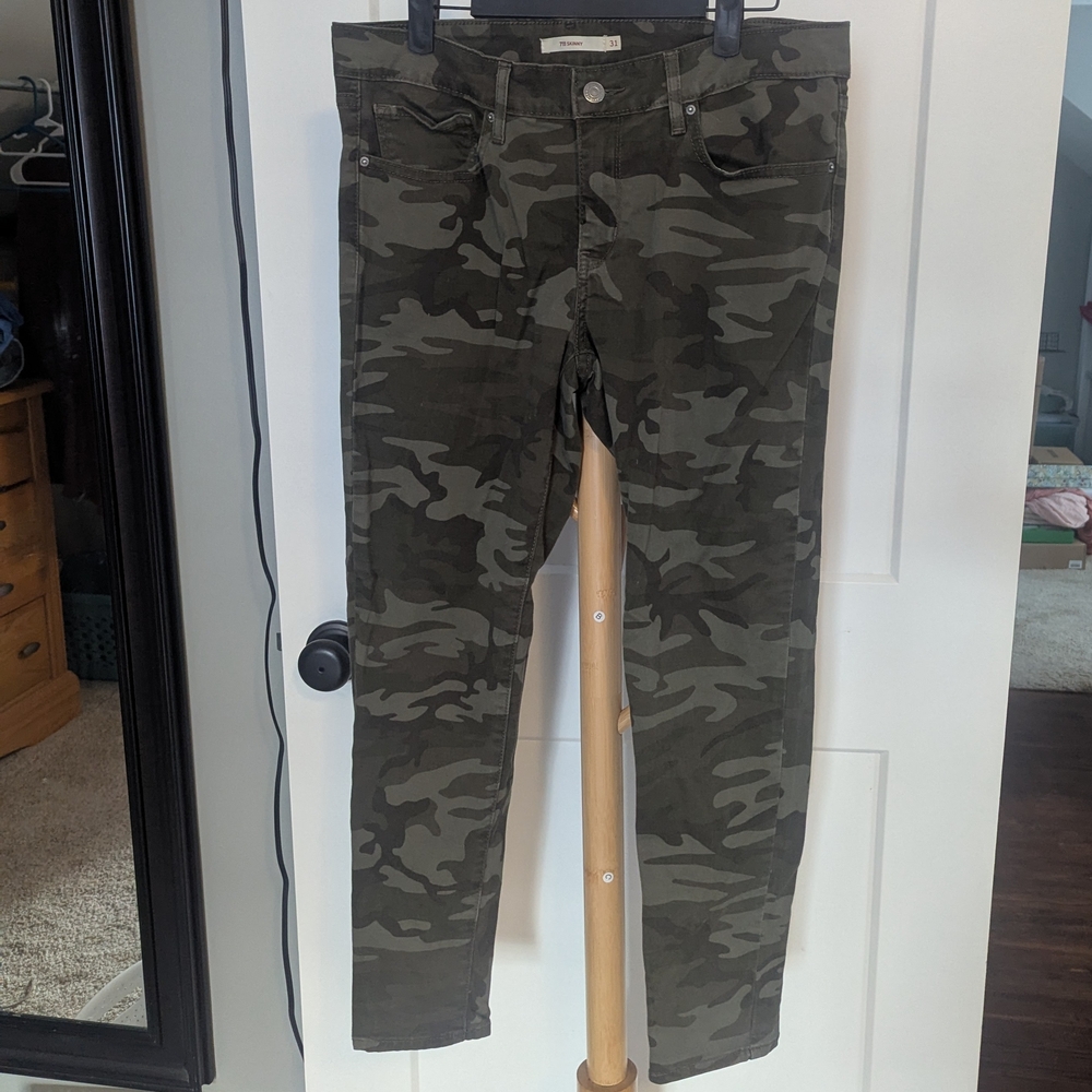 Levi's| Skinny Jeans with Camouflage Pattern